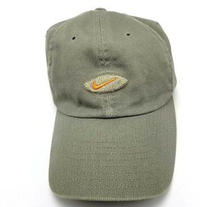 Nike Sports Hat Cap Size 7 Fitted Green Orange